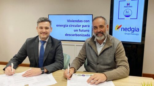 Naturgy acelera a penetración do gas renovable nos fogares da man de Hercesa