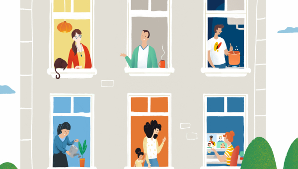 Revisión horizontal en zonas comunes con gas