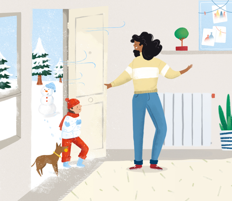 Uso eficiente de calefacción en bajas temperaturas