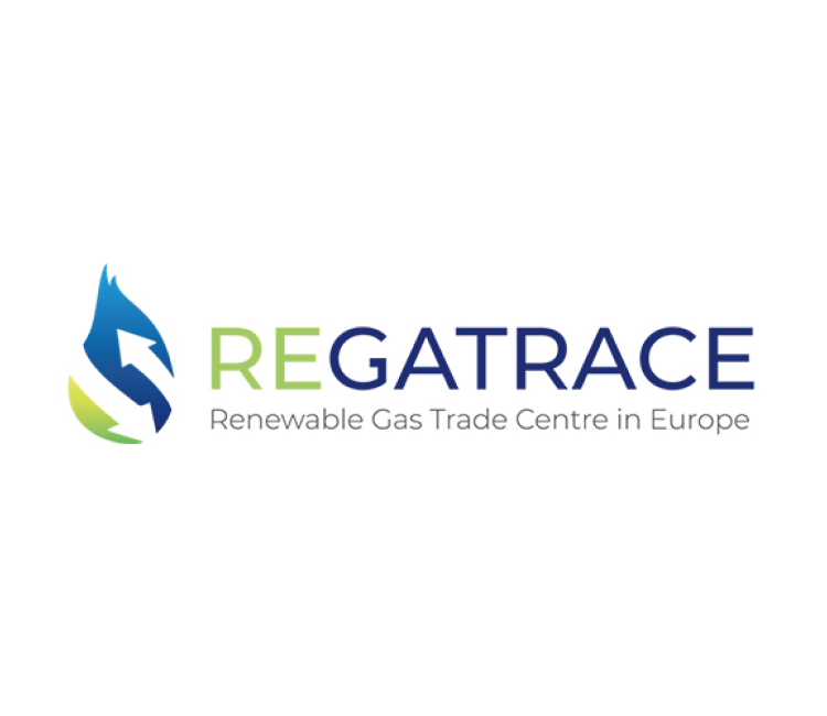 Logo de Regatrace, proyecto europeo de gas renovable