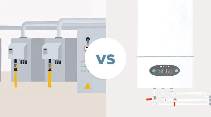 Comparativa entre calefacción central y calefacción individual