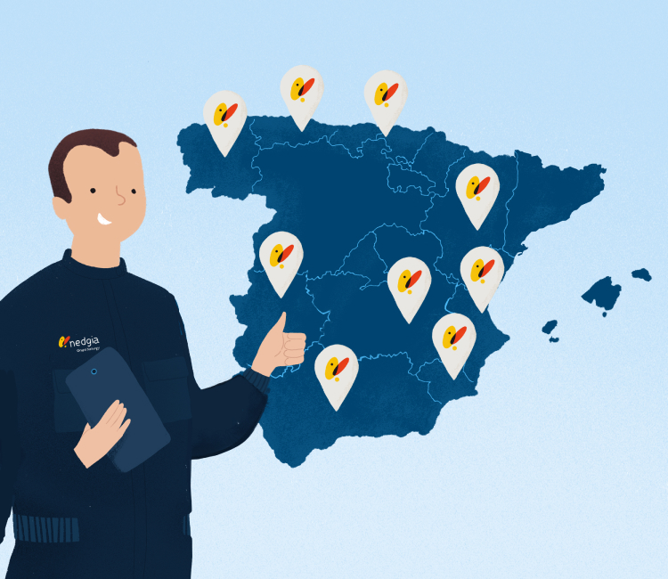 Imagen sobre inspección periódica de gas en distintos sectores